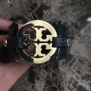 Tory Burch black cuff bracelet